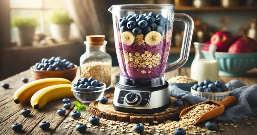 Blueberry Oatmeal Smoothie