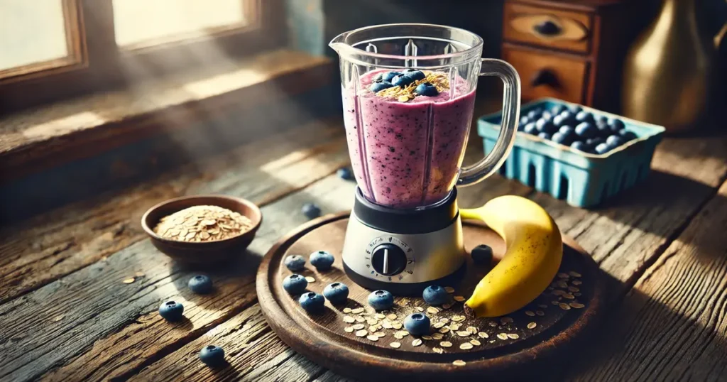 Blueberry Oatmeal Smoothie