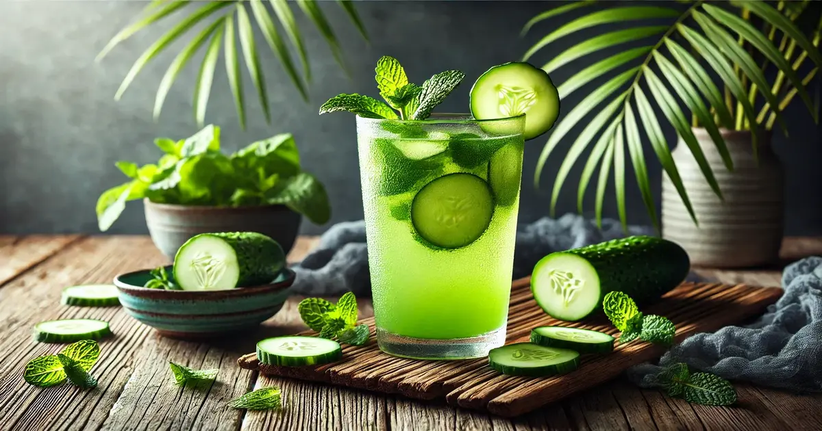 Cucumber mint cooler 3