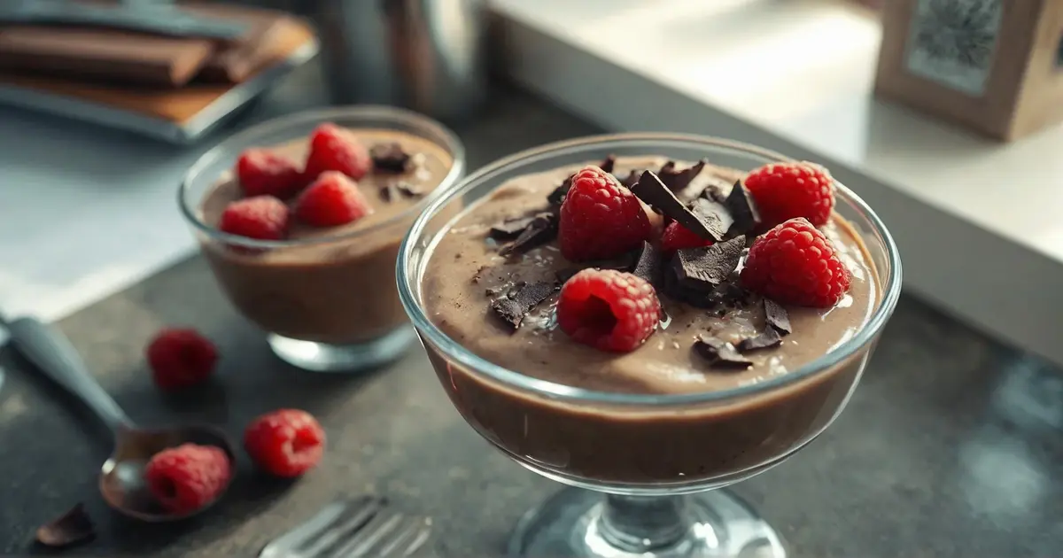 Raspberry Chocolate Chia Pudding 2