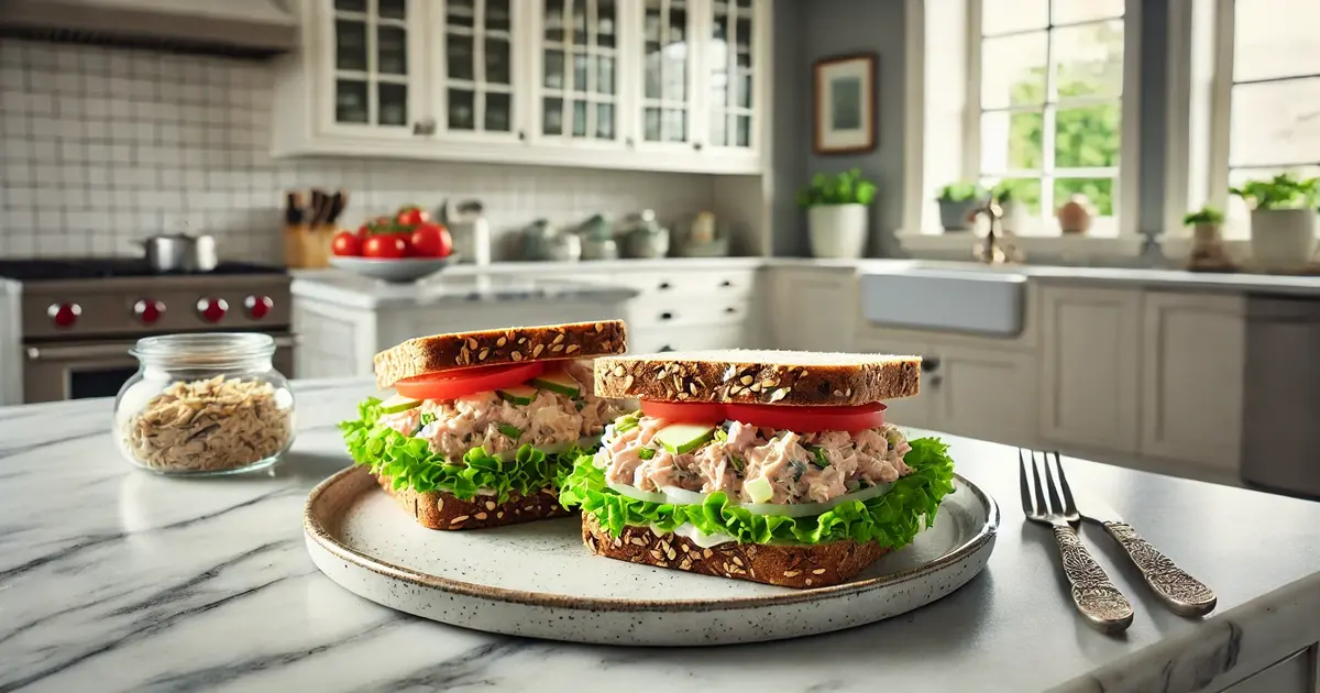 Tuna salad sandwich 3