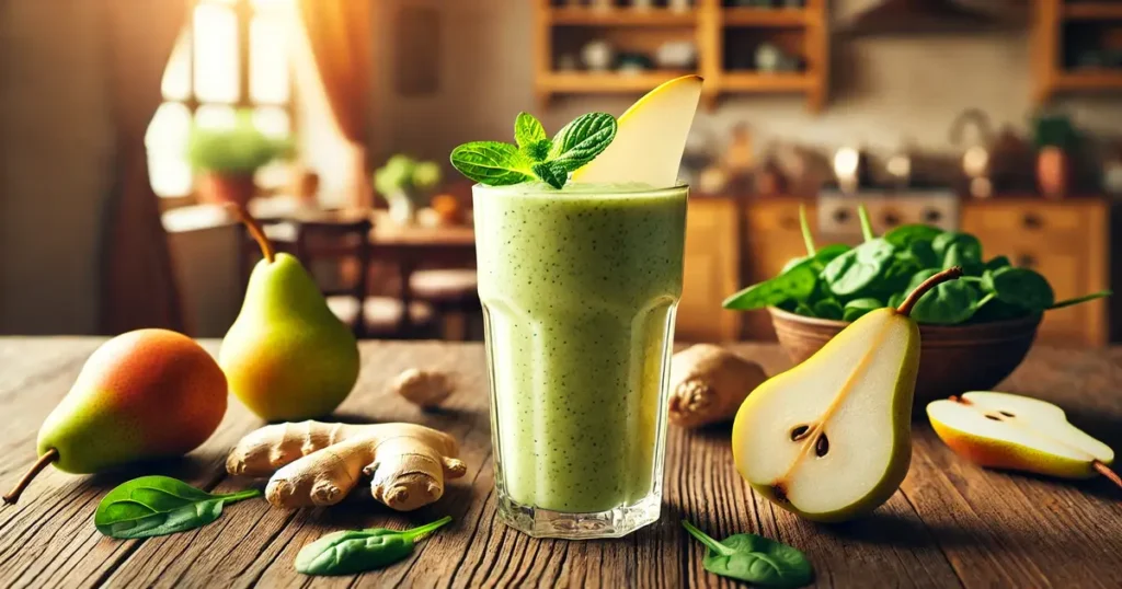 Pear Ginger Smoothie: A Refreshing and Nutritious Delight