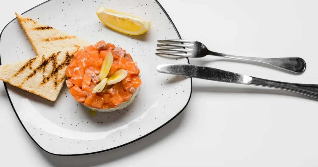 No cook salmon tartare